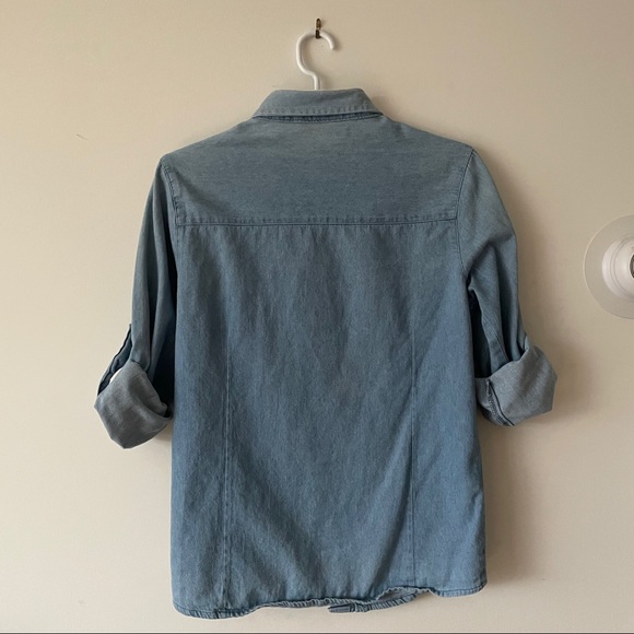 💙 Vintage Denim Long Sleeve Top - Picture 6 of 12